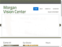 Tablet Screenshot of morganvisioncenter.com